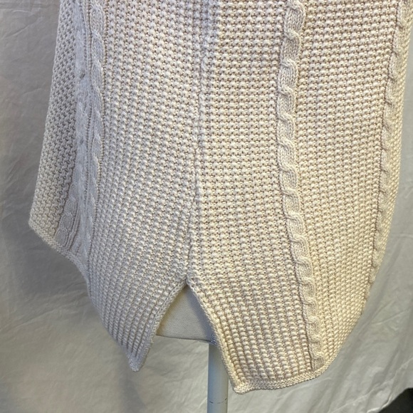 Women's Cotton Fisherman Cream Sweater - Picture 4 of 7
